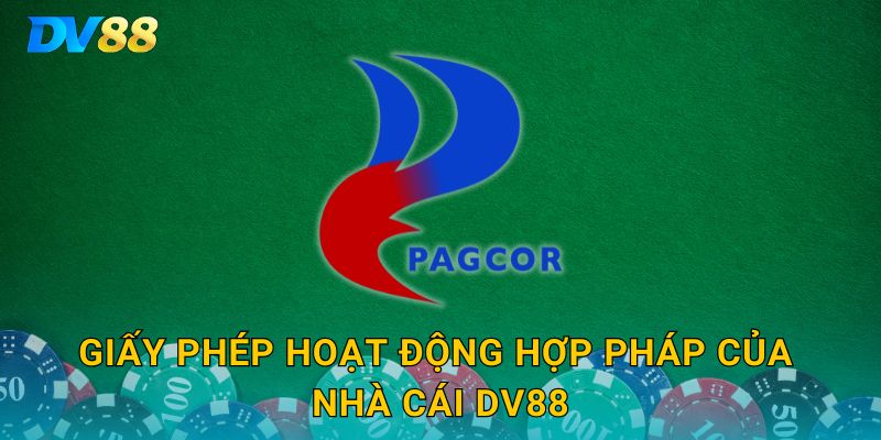 Trang chủ 26 Giấy phép hoạt động hợp pháp của nhà cái DV88